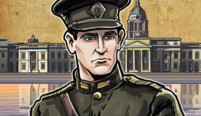 Illustration of michael collins by david butler
